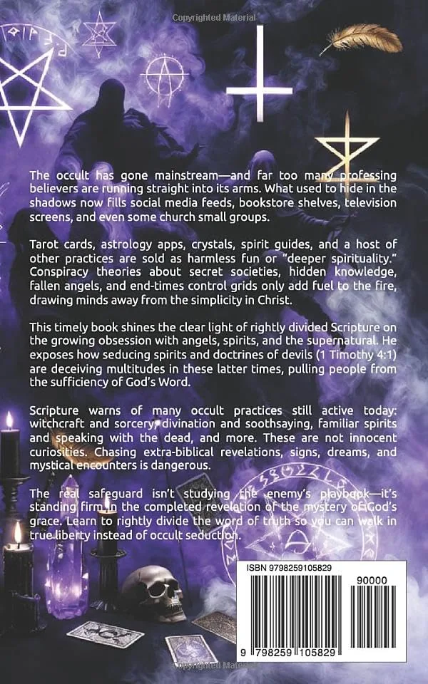 Back cover of Angels, Spirits & Occult Seduction, by Edward Cross